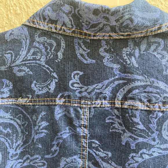 Jean Jacket S Vintage Pappagallo Cottagecore - Picture 8 of 9